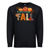Black welcome fall Premium Sweatshirt - CowGirlArtShop