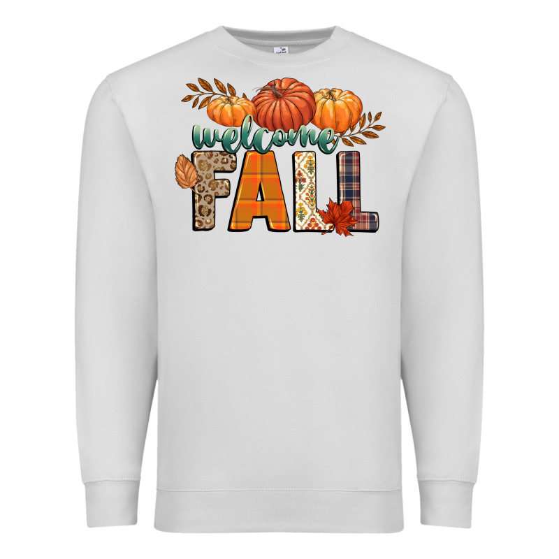 Welcome Fall Premium Sweatshirt by CowGirlArtShop | Teevron