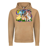 Vintage Camel easter farm chicks and bunny Vintage Hoodie - RanaPortraitStore