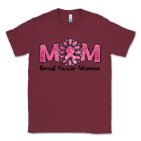 Burgundy Breast Cancer warrior mom Classic Tee - NancyCooperArtShop