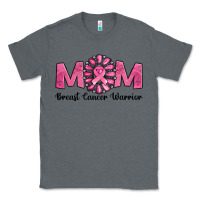 Charcoal Heather Breast Cancer warrior mom Classic Tee - NancyCooperArtShop