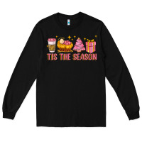 Black tis the season Long Sleeve Tee - MaliasSmallBusiness