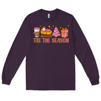 Plum tis the season Long Sleeve Tee - MaliasSmallBusiness
