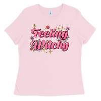 Bubblegum Pink feeling witchy Ladies Tee - AdoDesignShop