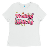 White feeling witchy Ladies Tee - AdoDesignShop