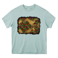 Arona christmas trees and leopard background Heavy Core Tee - BundleAndBundleShop