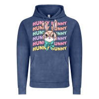 Vintage Denim hunny bunny Vintage Hoodie - MaliasSmallBusiness