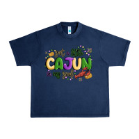 Navy got a little cajun in my soul Urban Heavy Tee - MaliasSmallBusiness