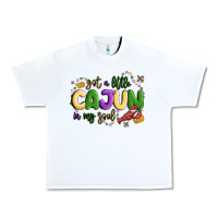 White got a little cajun in my soul Urban Heavy Tee - MaliasSmallBusiness