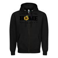 Black welcome to our Home Sunflower Zipper Hoodie - Bettercallsaul