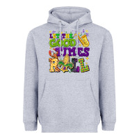 Heather Grey let the good times roll Heavyweight Hoodie - CowGirlArtShop