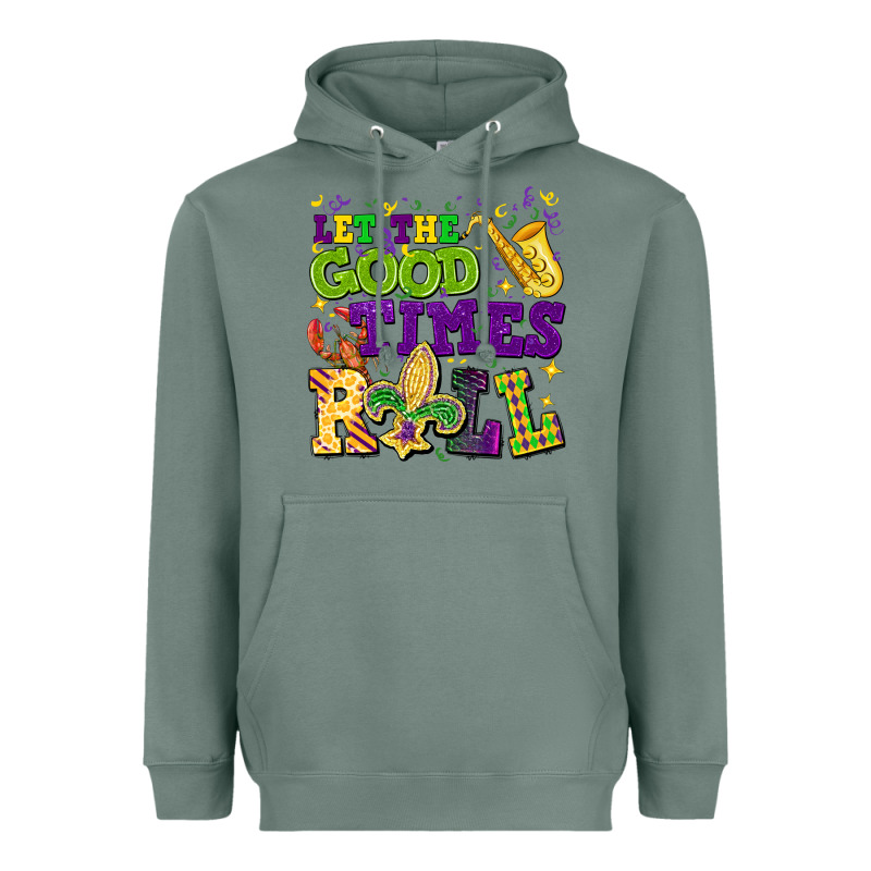 Let The Good Times Roll Heavyweight Hoodie by CowGirlArtShop | Teevron