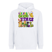 White let the good times roll Heavyweight Hoodie - CowGirlArtShop