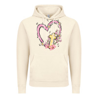 Vintage Artic heart cross Vintage Hoodie - MaliasSmallBusiness