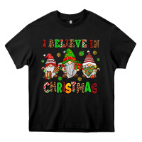 Black i believe in christmas Heavy Core Tee - AdoDesignShop