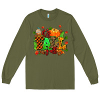 Army Green its fall yall Long Sleeve Tee - MaliasSmallBusiness