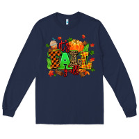 Navy its fall yall Long Sleeve Tee - MaliasSmallBusiness