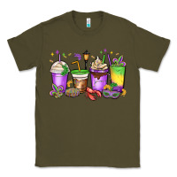 Army Green mardi gras coffee cups Classic Tee - MaliasSmallBusiness