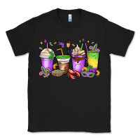 Black mardi gras coffee cups Classic Tee - MaliasSmallBusiness