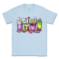 Dusty Blue mardi gras coffee cups Classic Tee - MaliasSmallBusiness