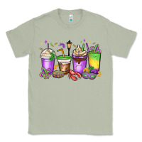 Matcha mardi gras coffee cups Classic Tee - MaliasSmallBusiness