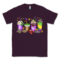 Plum mardi gras coffee cups Classic Tee - MaliasSmallBusiness