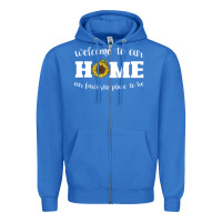 True Royal welcome to our Home Sunflower Zipper Hoodie - Bettercallsaul