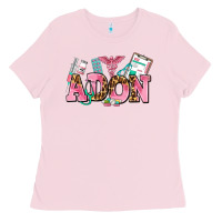 Bubblegum Pink adon nurse Ladies Tee - AdoDesignShop
