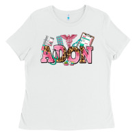 White adon nurse Ladies Tee - AdoDesignShop