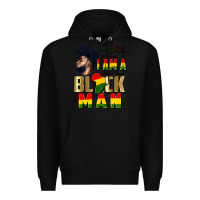Black i am a black man Premium Hoodie - CowGirlArtShop