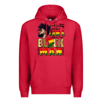 Cardinal i am a black man Premium Hoodie - CowGirlArtShop
