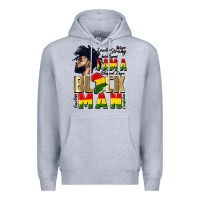 Heather Grey i am a black man Premium Hoodie - CowGirlArtShop