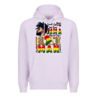 Lilac i am a black man Premium Hoodie - CowGirlArtShop