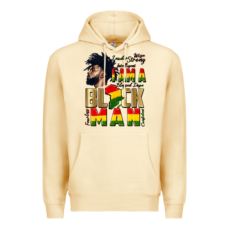 I Am A Black Man Premium Hoodie by CowGirlArtShop | Teevron