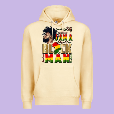 I Am A Black Man Premium Hoodie Designed By Cowgirlartshop