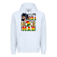 White i am a black man Premium Hoodie - CowGirlArtShop