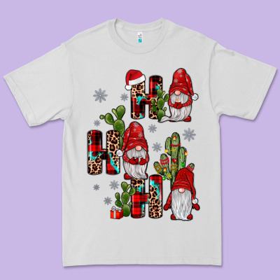Ho Ho Ho Gnome Premium Tee Designed By Jahusdesignshop