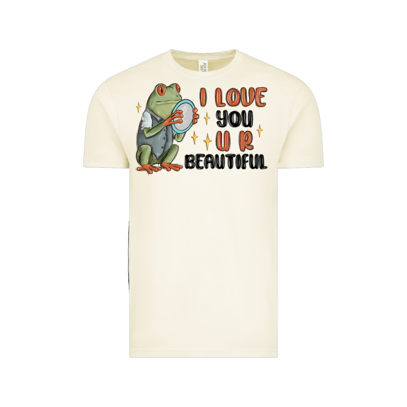 I Love You U R Beautiful Frog Vintage Tee by MaliasSmallBusiness | Teevron