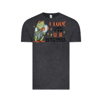 Vintage Black i love you u r beautiful frog Vintage Tee - MaliasSmallBusiness