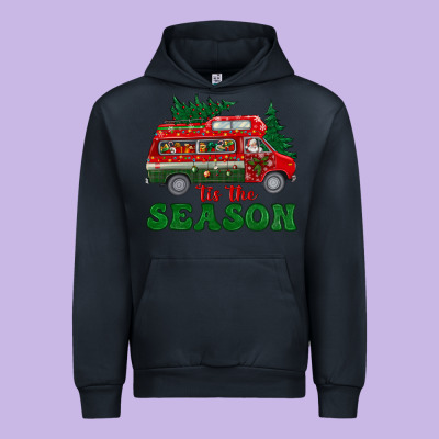 Christmas 'tis The Season Urban Hoodie Designed By Bundleandbundleshop
