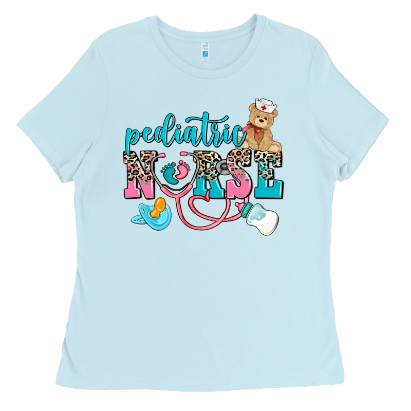 Pediatric Nurse Ladies Tee by AdoDesignShop | Teevron