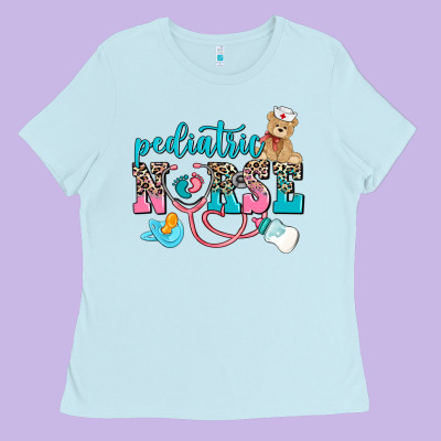 Pediatric Nurse Ladies Tee Designed By Adodesignshop