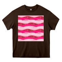 Valentines Day Glitter And Leopard Seamless Pattern Heavy Core Tee | Teevron
