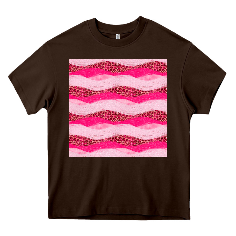 Valentines Day Glitter And Leopard Seamless Pattern Heavy Core Tee by BundleAndBundleShop | Teevron