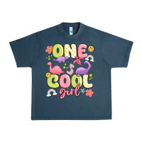 Midnight Navy one cool girl Urban Heavy Tee - MaliasSmallBusiness