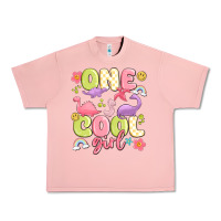 Salmon one cool girl Urban Heavy Tee - MaliasSmallBusiness