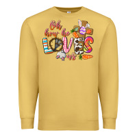 Antique Gold oh how he loves us Premium Sweatshirt - CowGirlArtShop