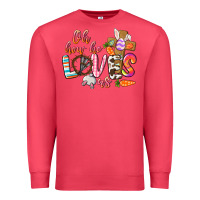 Cardinal oh how he loves us Premium Sweatshirt - CowGirlArtShop