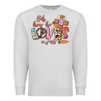 Dove Grey oh how he loves us Premium Sweatshirt - CowGirlArtShop