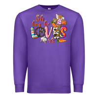 Purple oh how he loves us Premium Sweatshirt - CowGirlArtShop